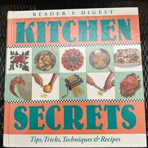 Reader's Digest Kitchen Secrets Cookbook - Teal and Orange